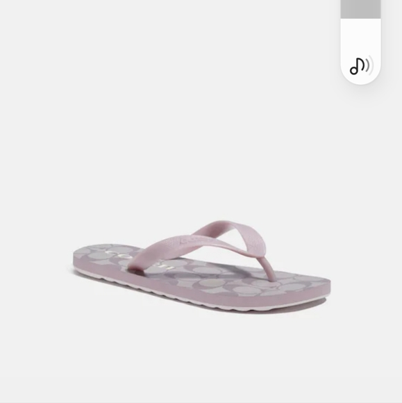 Coach Size 11 Flip Flops - Picture 1 of 2